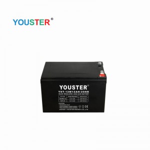 Многофункционална акумулаторна батерия с дълбок цикъл AGM велосипедна батерия 12v12ah оловна киселина батерия