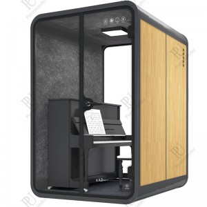 Подвижни преносими студио Домашни стоманени акустични бюра Стол Офис Шумоизолирани шушулки Офис телефонна кабина Вътрешна рабо...