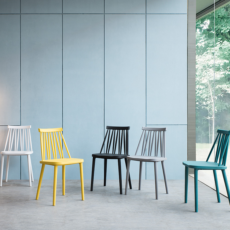 Нов дизайн Нординавски стил Домашни мебели Пластмасова стая Модерен стол за хранене Ресторантски стол за продажба