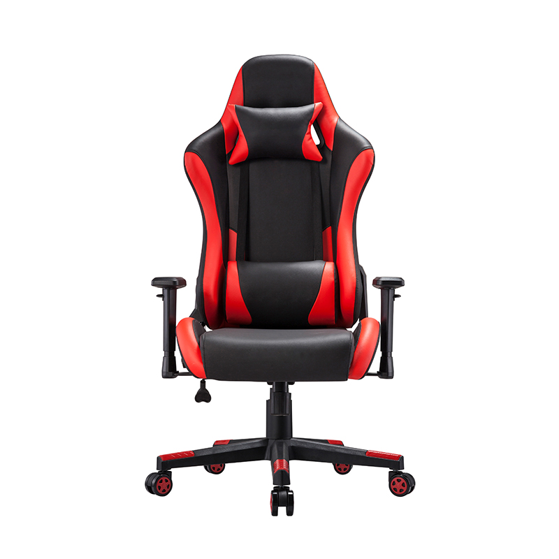 Gamer Pu Leather Racing Gaming Chead Сгъваем стол Gaming Office Compute Gaming Seal с LED светлина