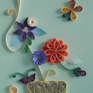 Цветна хартиена лента