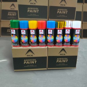 Ръчна спрей боя Аерозолна боя Бързо изсушаваща боя