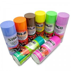 Доброкачествена силиконова кожена гума восъчен автомобил Car Care Aerosol Spray Wax Cockpit Bright Spray