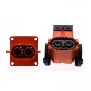 Нови енергийни превозни средства Високо ток конектор 200a 2 пин лакътния щепсел конектор