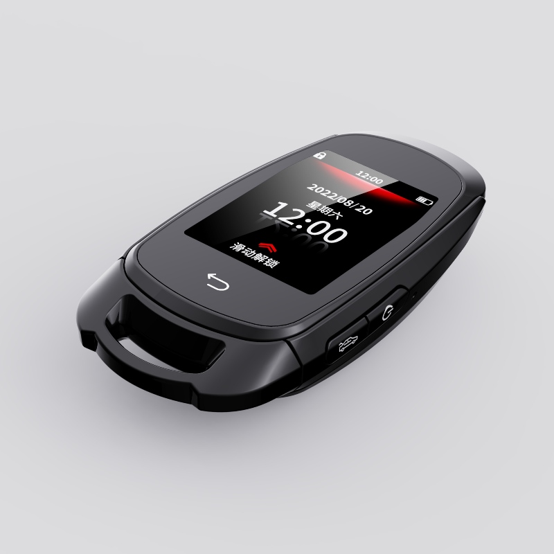 Интелигентен ключ за отдалечен автомобил, всичко в един без ключ запис Автоматично отключване, LCD Екран за надграждане на клавиша FOB аксесоари за подмяна на FOB, лого на незадължително превозно средство против кражба