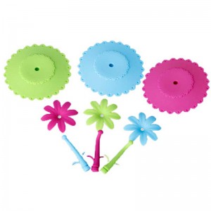 Слънчогледови чаши капаци за храна на храната силиконова чаша капаци