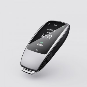 Интелигентен ключ за автомобил за дистанционно управление, надграждане на ключ без ключ, съвместим с двигателя Push Start, LCD Display Auto Loc...