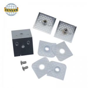 Двойна странична сгъст от 90 градуса фиксираща скоба