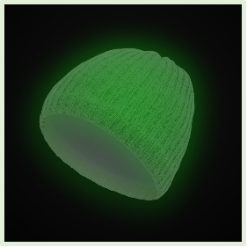 Отразителна шапка с висока видимост топла зимна контурна капачка за плетене на шапка