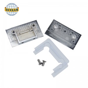 Двойна дупка, сгъстена 180 градуса, фиксираща скоба