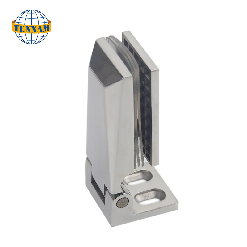 Единичен ръб 90 градуса стъклена скоба