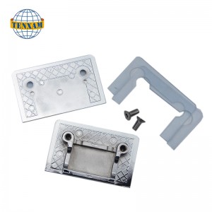 Филе скосен ръб 0 градусова стъклена скоба