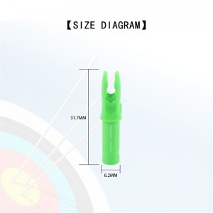 Elongarrow стрелка стрелка за въглеродна стрелка Алуминиев стрелка Аксесоари за стрелба с лък Nock Nock