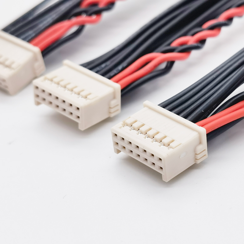 Molex Terminal Line 501646-1400 Двоен ред сбруя проводник 2.0 мм робот ролка четка конектор на двигателя Кабел Персонализиране