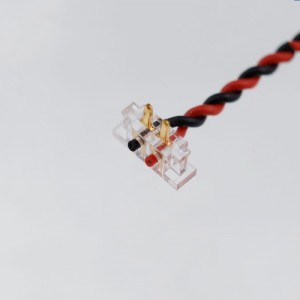 Обработка и персонализиране 1.27 Разстояние от кристална глава пробива рог батерия Електронна терминална проводник ELCO8005 Микромот...