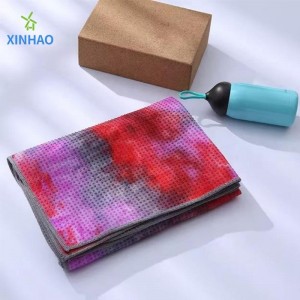 Против приплъзване на опазването на околната среда вратовръзка йога кърпа на едро, високотемпературна вратовръзка за боядисван...