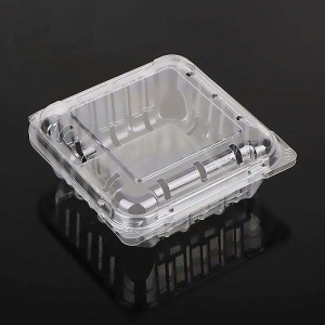 125g на едро прозрачна мидала боровинка за опаковка за опаковане на плодове контейнер с плодове