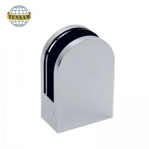 Гореща продажба от неръждаема стомана баня стъкло скок стъкло ограда хардуерни аксесоари стъклен парапетен скок