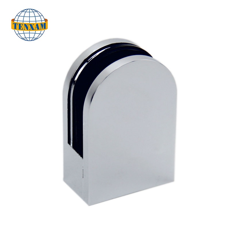 Гореща продажба от неръждаема стомана баня стъкло скок стъкло ограда хардуерни аксесоари стъклен парапетен скок