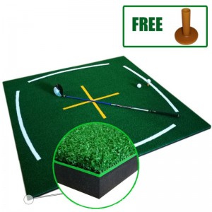 Производител Професионална преподаване на стачка Pad Golf Mat Golf Practice Pads Голф Поставяне на постелка