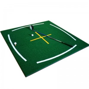 Производител Професионална преподаване на стачка Pad Golf Mat Golf Practice Pads Голф Поставяне на постелка