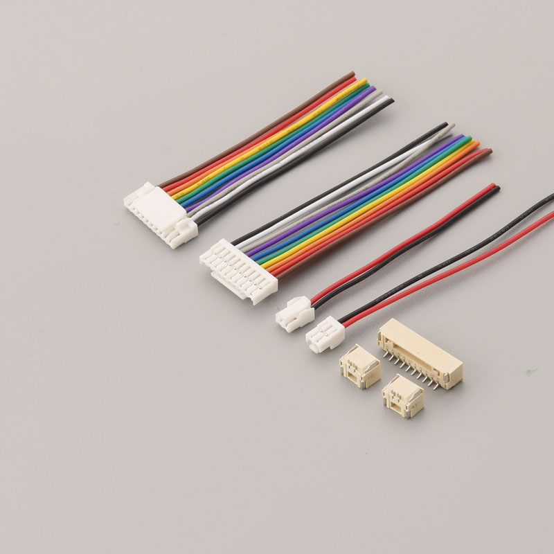 Фабрика на едро GH Series 1.25mm Pitch Harness Wire Connector GHR-08V-S със заключен мъжки терминална кабелна монтажа Персонализиране