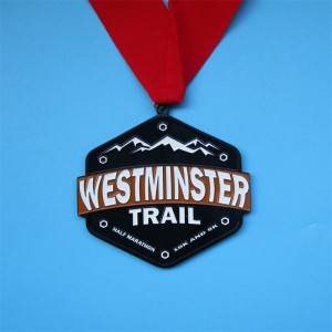 Персонализиран метален медал за маратон полумаратон медал