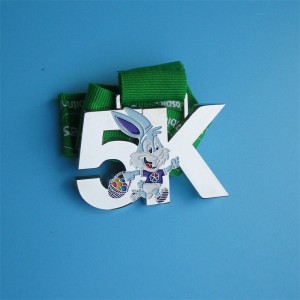 Медали за метални спортни медали Състезание за деца Сладък дизайн Заек детски медали