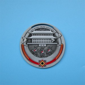 Персонализиран лого Античен дизайн 3D метал цветна медал маратон медал финишира 2016