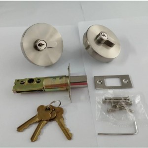 3501-D висококачествена кръгла сигурност Keyde Keyde Lock Door, двойно заключване на цилиндъра Deadbolt