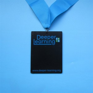 Карикатурен дизайн 3D стереоскопичен ефект медал празничен метален медали