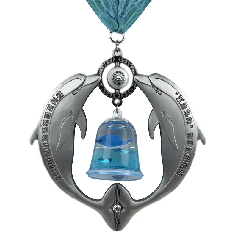 По поръчка колие за медальон 4D емайл персонализиран медал за сувенир