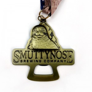 Античен бронзов спортен медал награда персонализиран метален медал