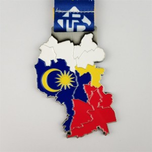 Подарък за подаръци на метални награди на едро Планиран златен сребърен меден медали