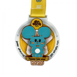 Персонализиран притежател на медали за емайлиране на медали