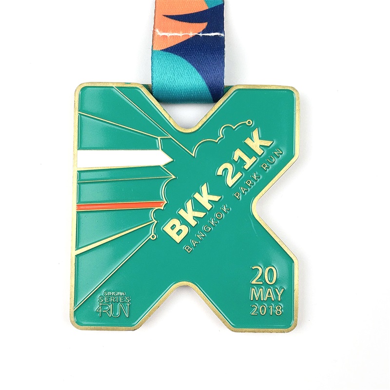 Персонализирани медали емайл 3D Gold Metal Award Marathon Running Sport Medal