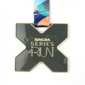 Медали за колие от златен медальон зимни олимпийски игри 2022 Медал от чугун