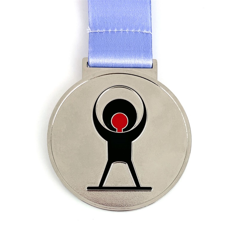 Цвят 3D емайлен медали златни сребърни бронзови медали спортен медал и панделка