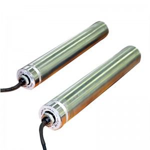 Направо през 50/60 миниатюрен електрически валяк DC без четка 24V поцинкована мотор 220V 380V ролка от неръждаема стомана