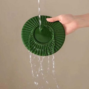 Кръгъл силиконов неплъзгаща кухня мат топлинна устойчива силиконова коефициент офис кафене за хранене BPA безплатни силиконови к...