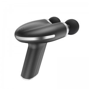 Масажен пистолет, ръчен електрически масаджър за мускули на тялото на дълбоката тъкан, ударен мускулен масаж пистолет за спортис...