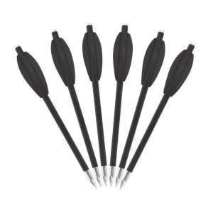 Elongarrow 119612-04 ПОЛОВЕ НА ПИСТОЛА НА ПИСТОЛ СЛЕД 2бр. Черна цветна стрелка лопатка