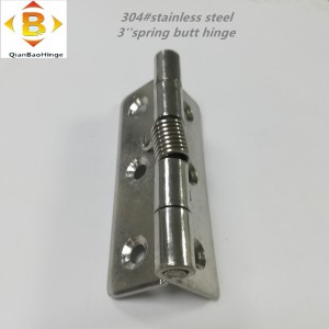 304#stainless стомана пружинна панта на пантата по -близо панта дървена врата пружина на пантата Автоматична панта за отскок