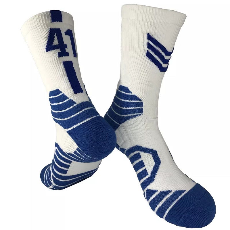 На едро висококачествени екипажи по поръчка дизайн чорапи памучен баскетбол спортни чорапи