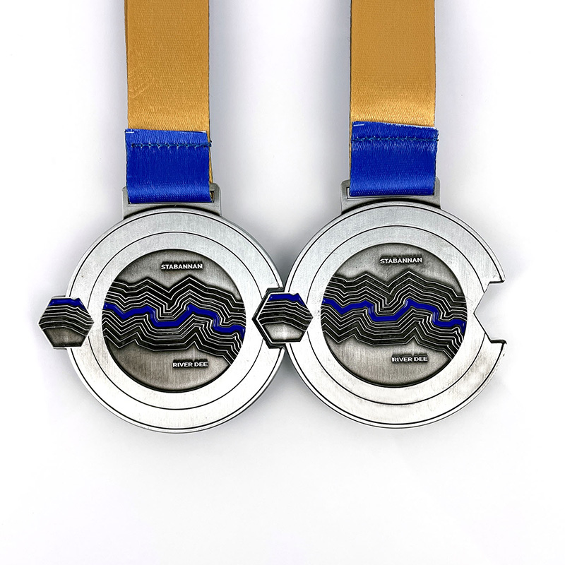 Китайски производител висококачествен 3D златен медал с ремък