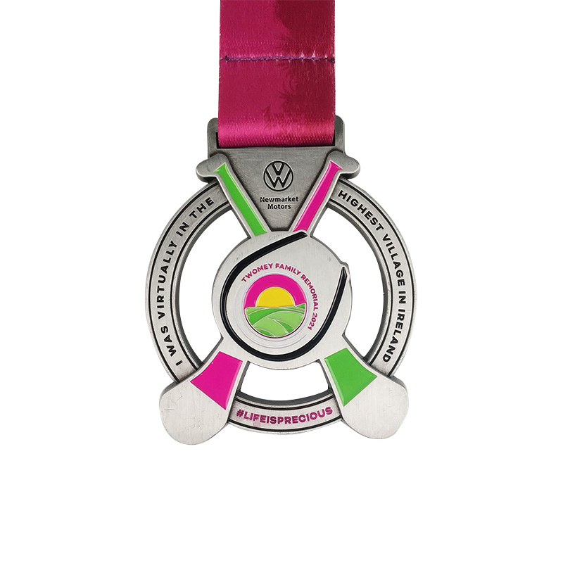 Персонализирани медали Amazon Gold Medal Metal за продажба стоманен медал притежател с име
