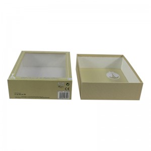 Подаръчна кутия за отваряне на прозореца, благородна и изискана персонализирана кутия за отваряне на прозореца