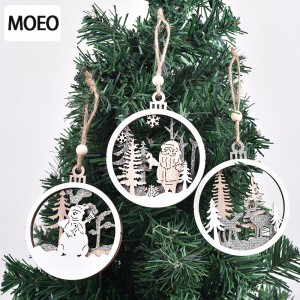 Дървени коледни безделници