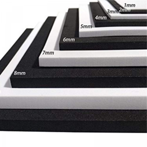 Горещо продажба на персонализирани черни листа от пяна от пяна с добро качество на шок уплътнително уплътнение с екологично благ...