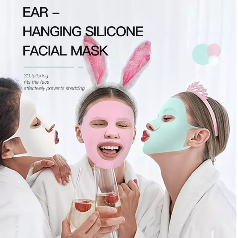 Силиконова маска за многократна употреба покрива силиконова кожна маска за многократна употреба овлажняваща се силиконова маска за маска за маска